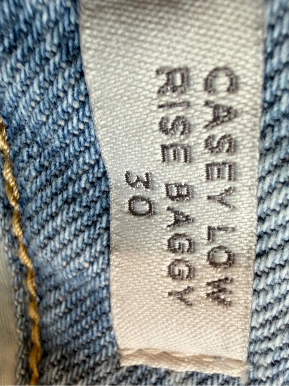 PacSun Casey Low Rise Baggy Light Wash Denim Cutoff Shorts